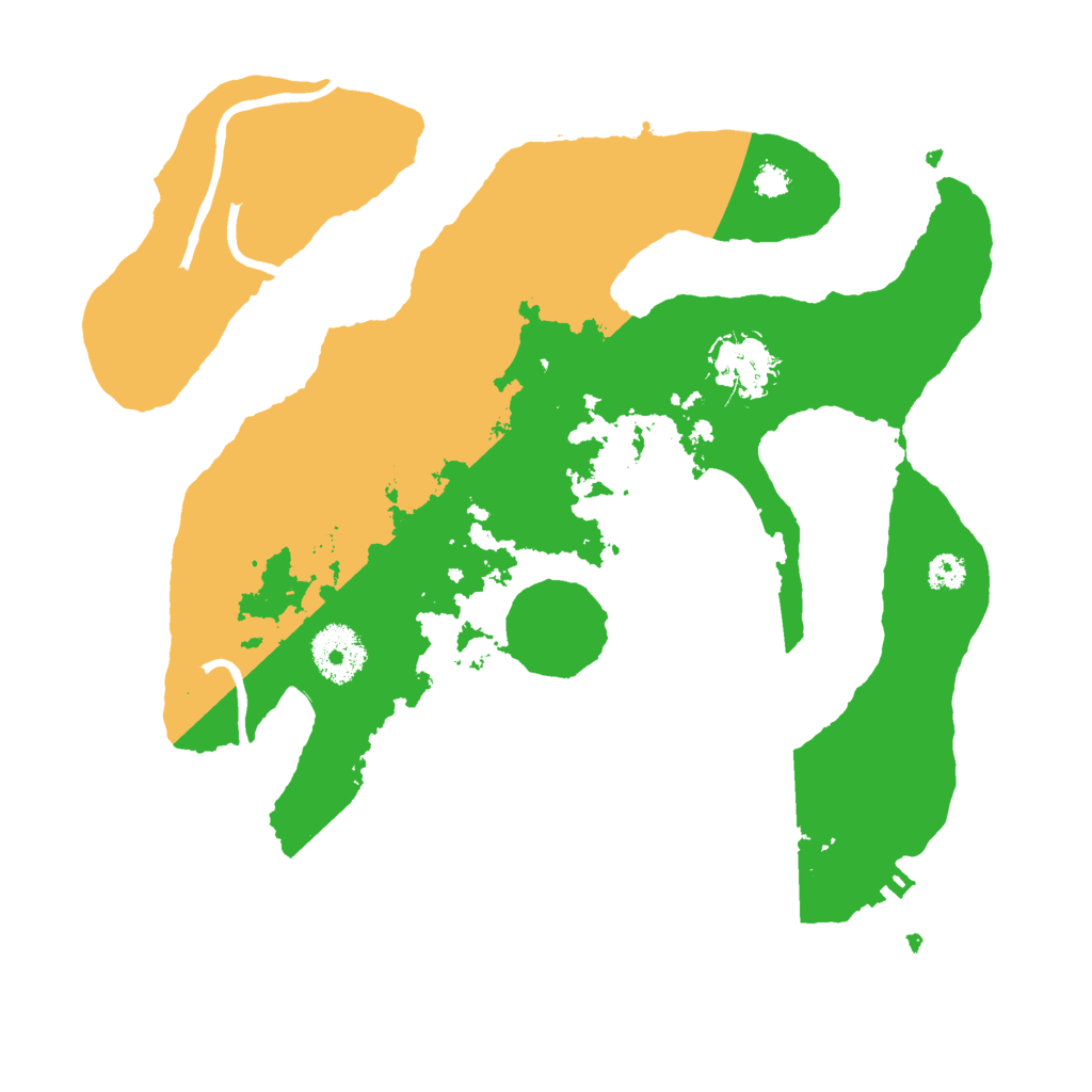 Biome Rust Map: Procedural Map, Size: 3000, Seed: 2068932208