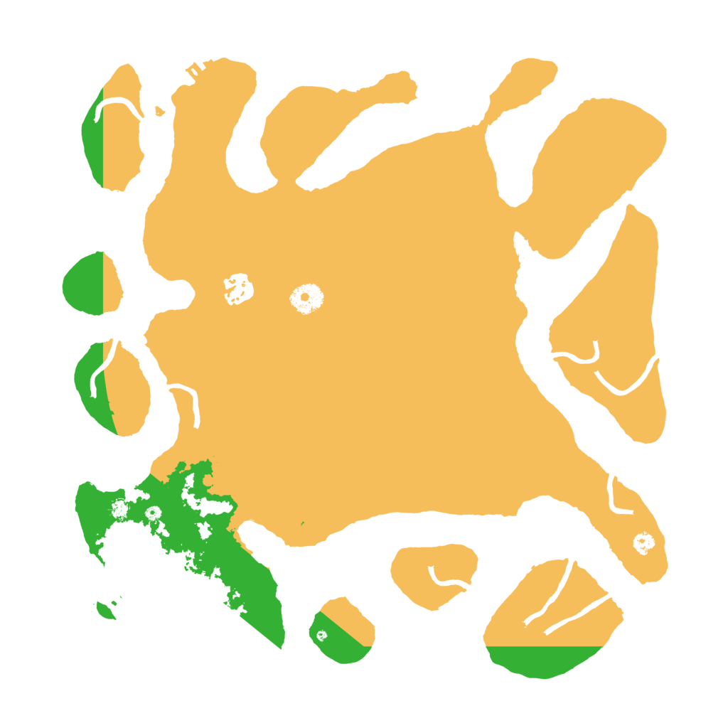 Biome Rust Map: Procedural Map, Size: 3550, Seed: 439490