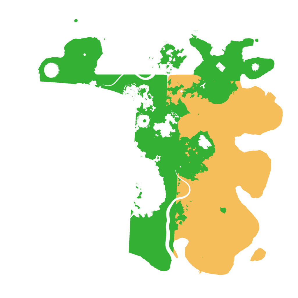 Biome Rust Map: Procedural Map, Size: 3550, Seed: 608458