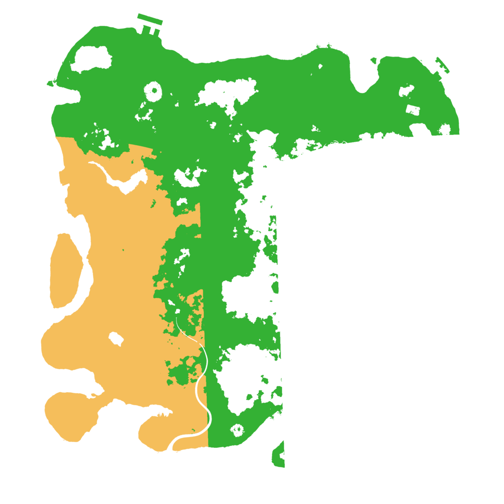 Biome Rust Map: Procedural Map, Size: 4000, Seed: 616518