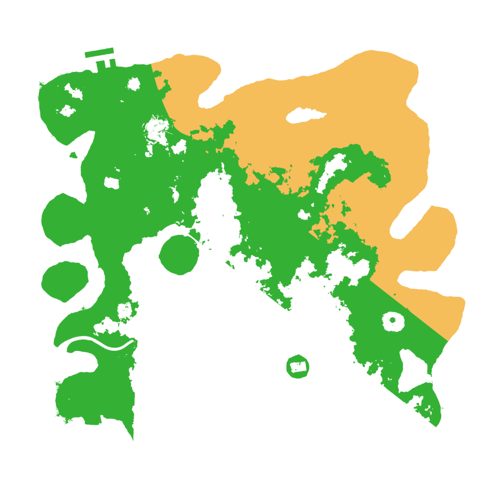 Biome Rust Map: Procedural Map, Size: 3500, Seed: 457457