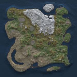 Thumbnail Rust Map: Procedural Map, Size: 3800, Seed: 778289632, 19 Monuments