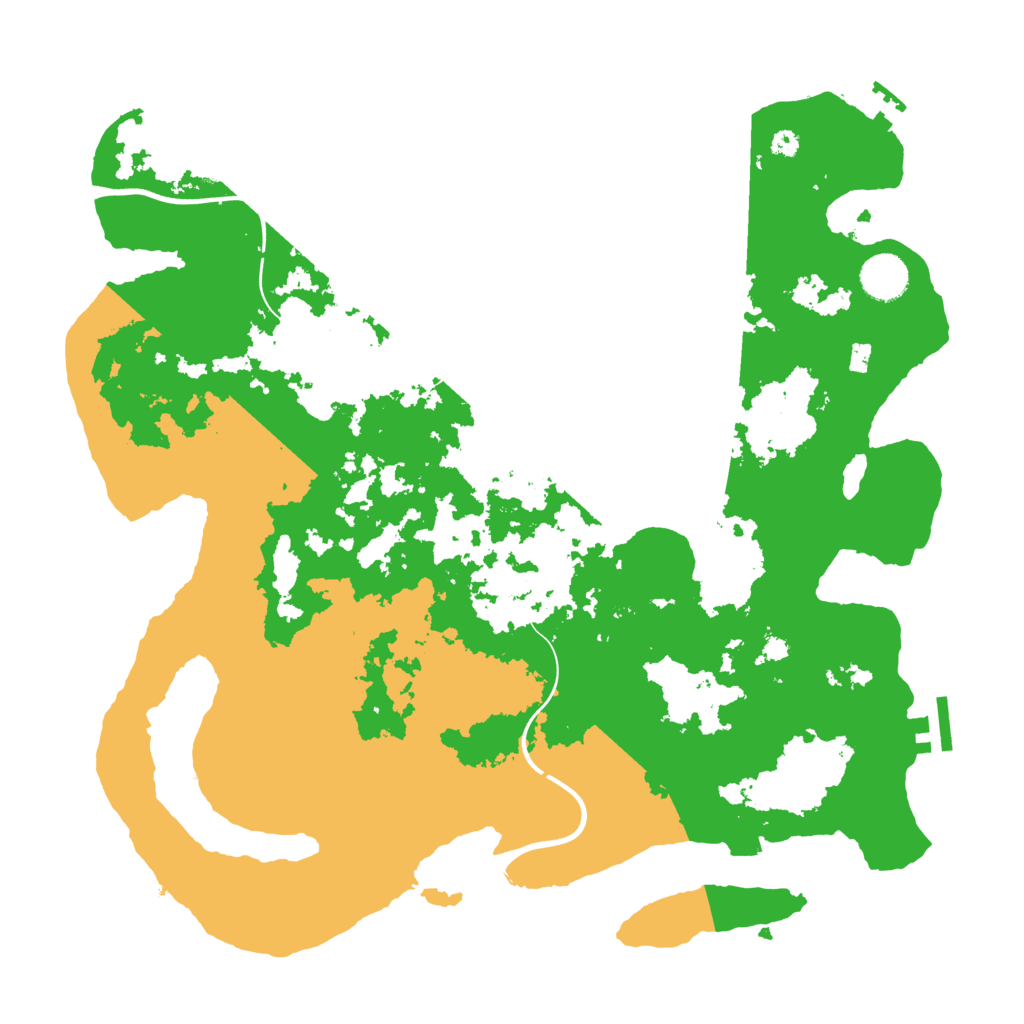 Biome Rust Map: Procedural Map, Size: 3800, Seed: 778289632