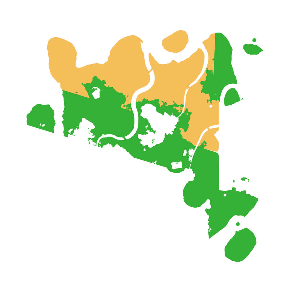 Biome Rust Map: Procedural Map, Size: 3000, Seed: 651248