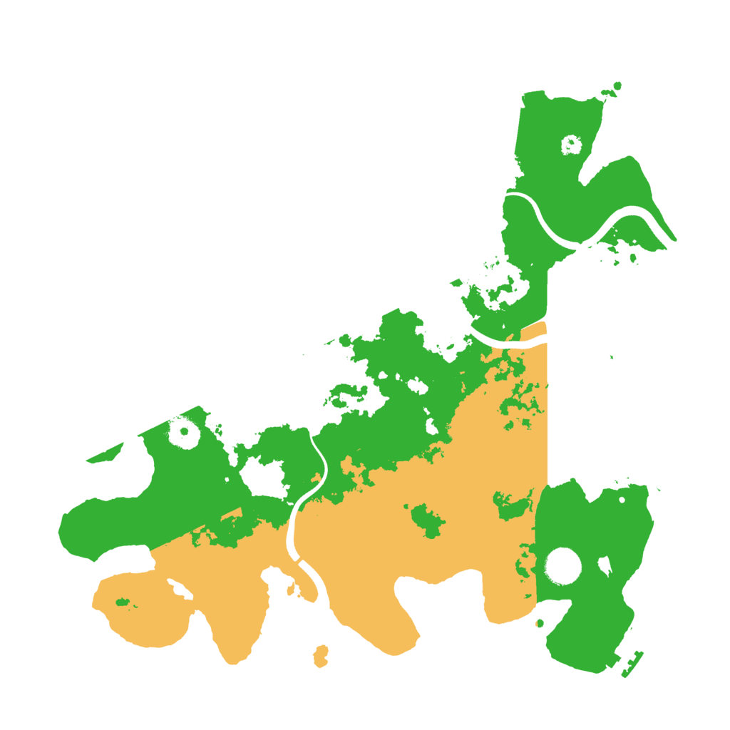 Biome Rust Map: Procedural Map, Size: 3550, Seed: 131628