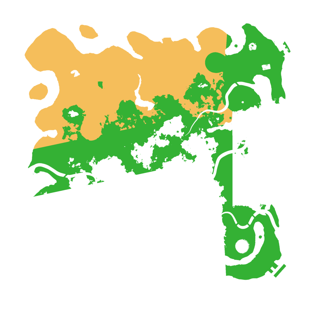 Biome Rust Map: Procedural Map, Size: 4000, Seed: 567393