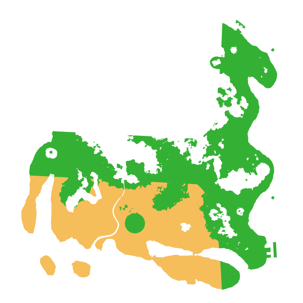 Biome Rust Map: Procedural Map, Size: 4000, Seed: 477610