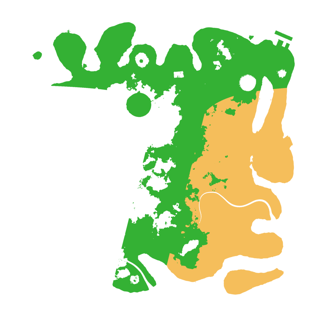 Biome Rust Map: Procedural Map, Size: 3500, Seed: 813371855