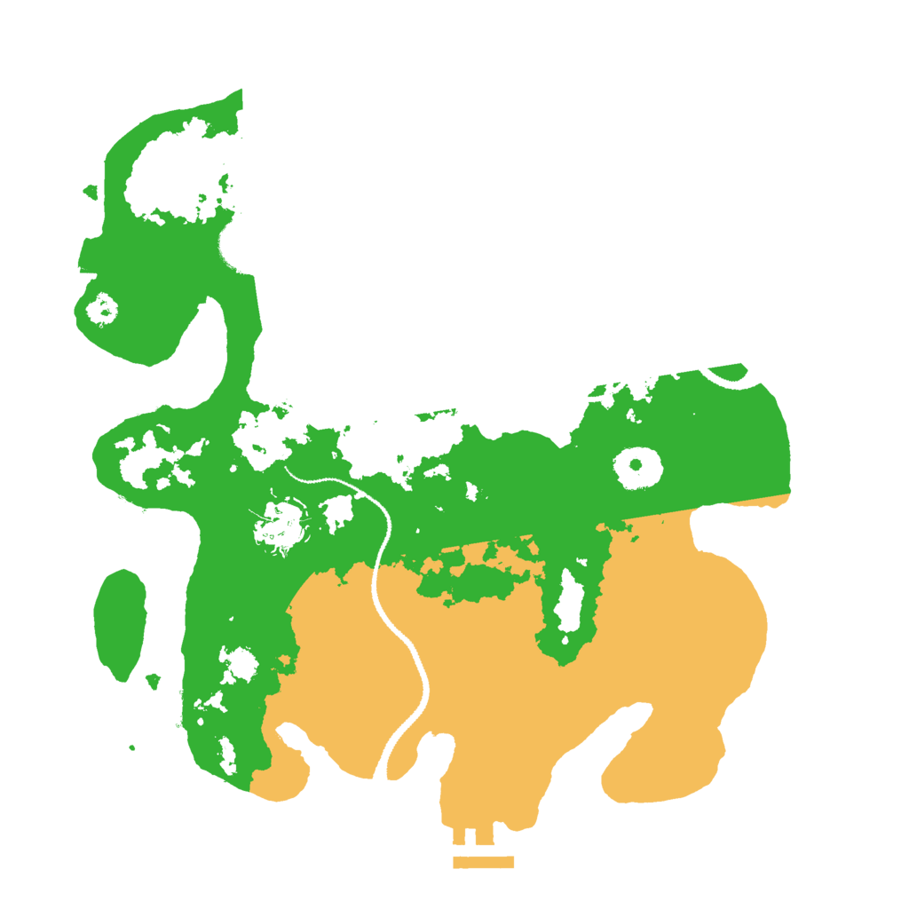 Biome Rust Map: Procedural Map, Size: 3000, Seed: 584231