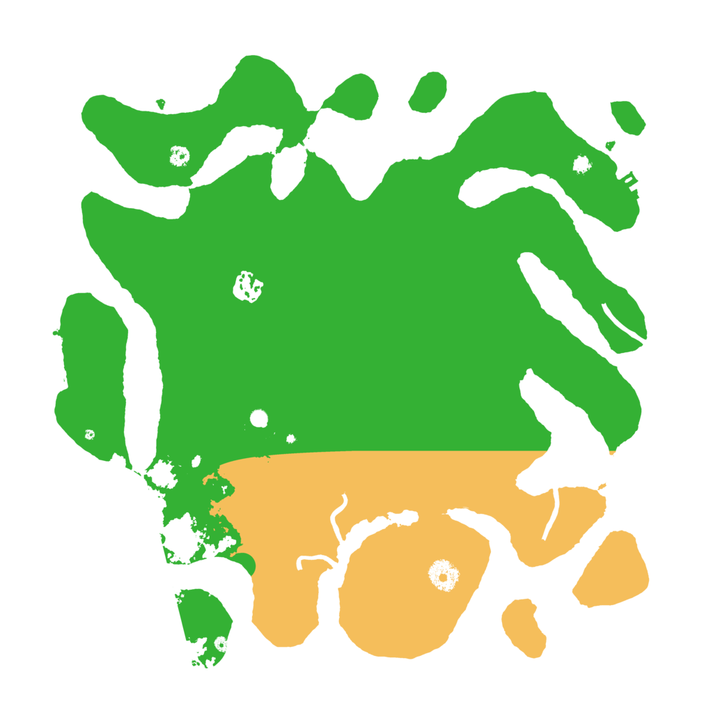 Biome Rust Map: Procedural Map, Size: 3550, Seed: 810431