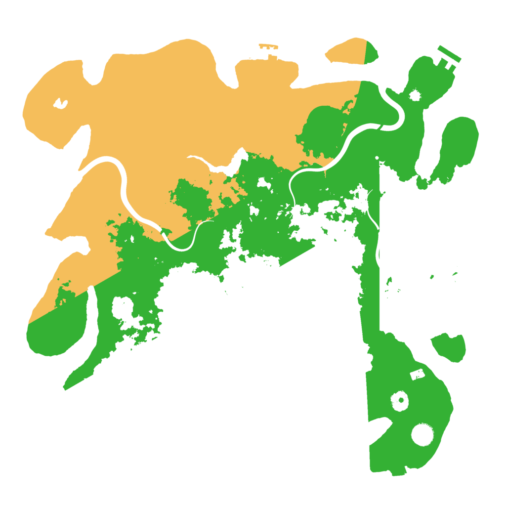 Biome Rust Map: Procedural Map, Size: 4000, Seed: 369775