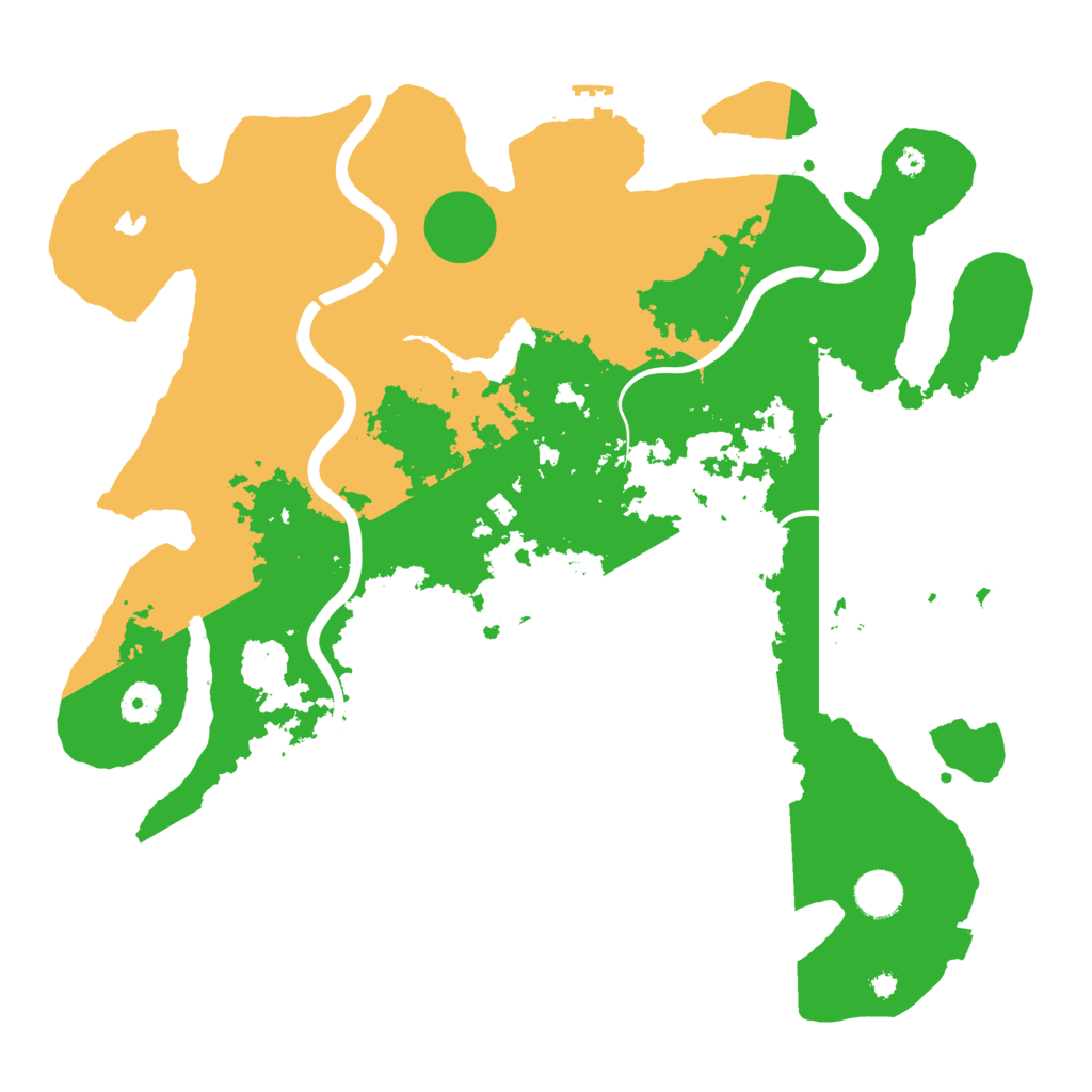 Biome Rust Map: Procedural Map, Size: 4000, Seed: 369775