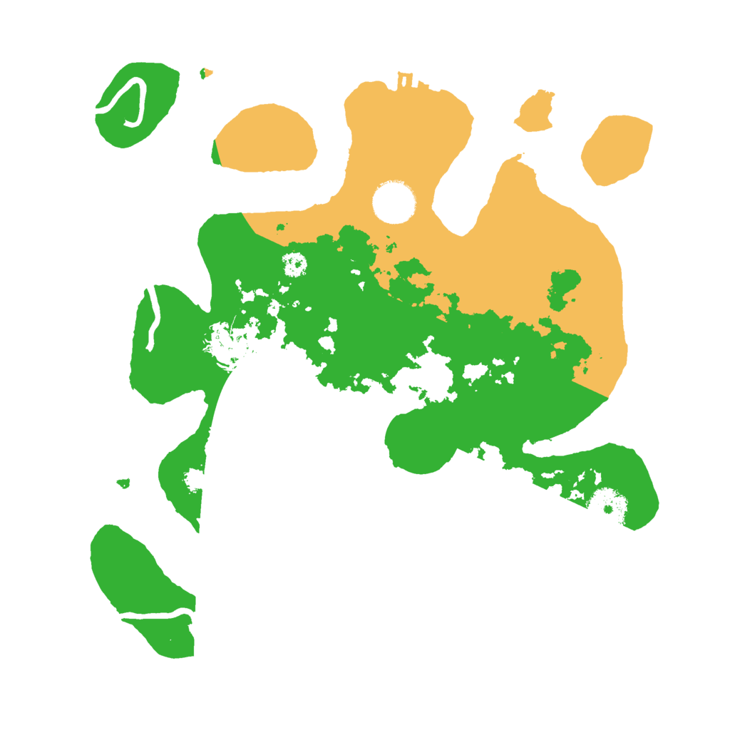 Biome Rust Map: Procedural Map, Size: 3000, Seed: 628322073