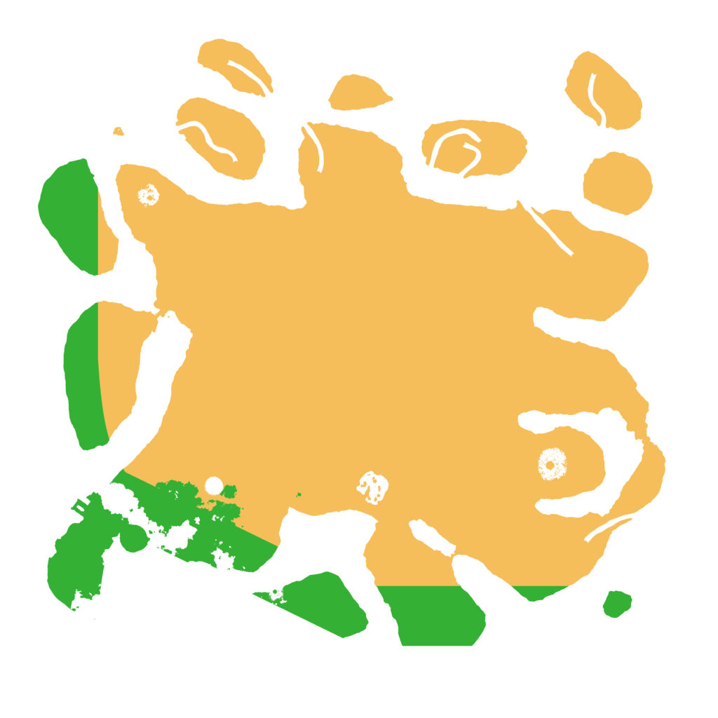 Biome Rust Map: Procedural Map, Size: 3500, Seed: 32445646