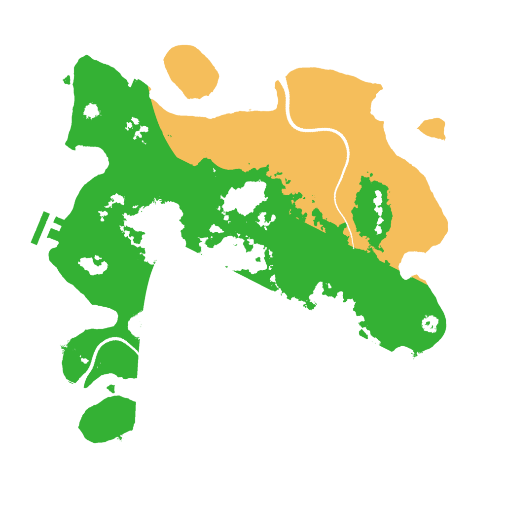 Biome Rust Map: Procedural Map, Size: 3000, Seed: 579171