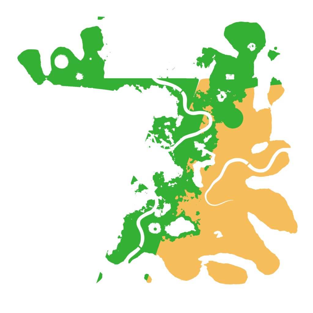 Biome Rust Map: Procedural Map, Size: 4000, Seed: 123607