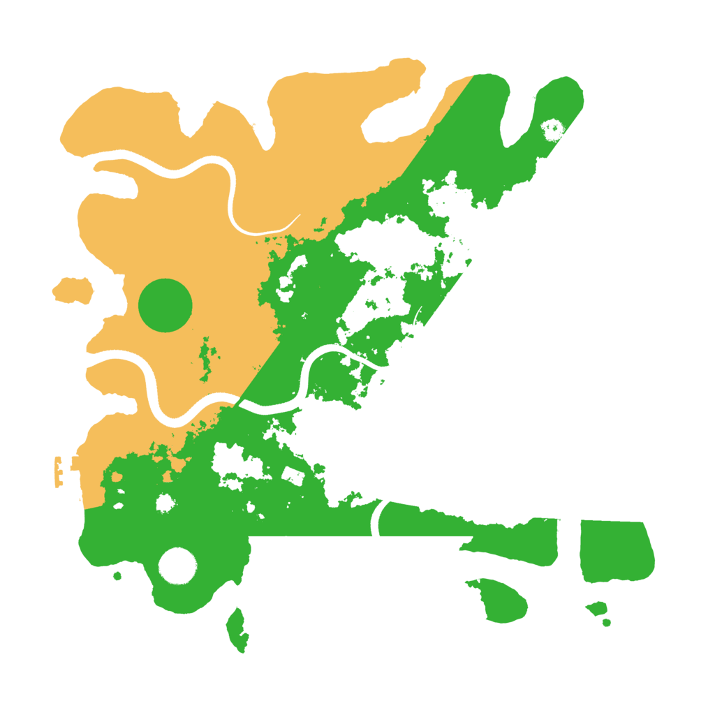 Biome Rust Map: Procedural Map, Size: 3500, Seed: 1141441352