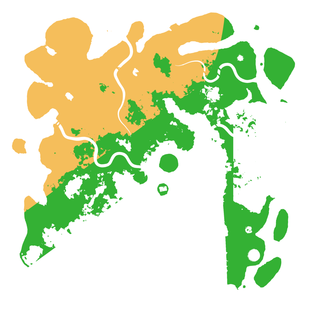 Biome Rust Map: Procedural Map, Size: 4500, Seed: 1374910082