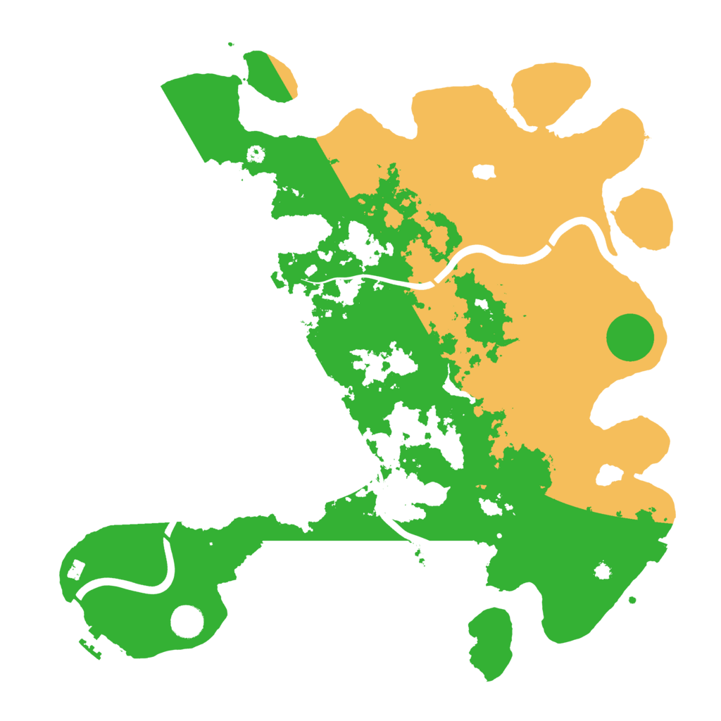 Biome Rust Map: Procedural Map, Size: 4000, Seed: 12633