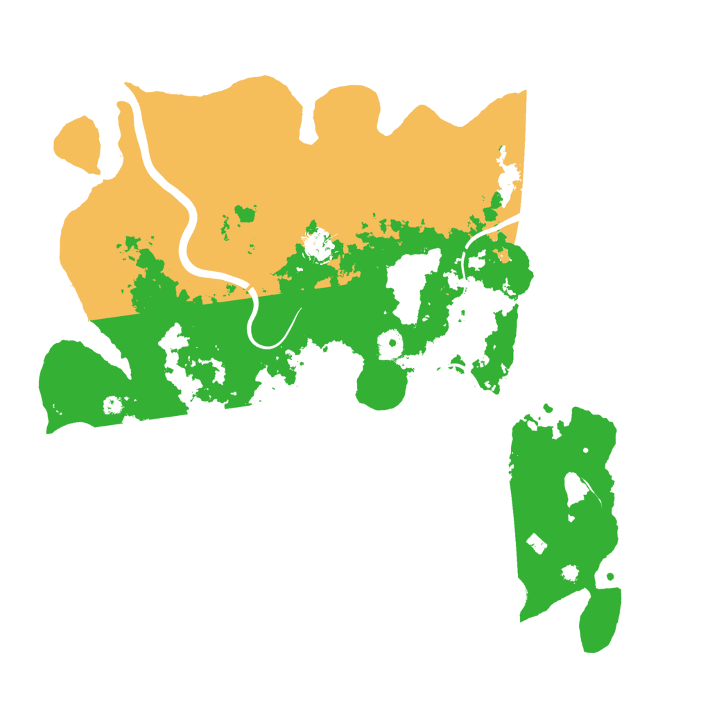 Biome Rust Map: Procedural Map, Size: 3850, Seed: 693109808