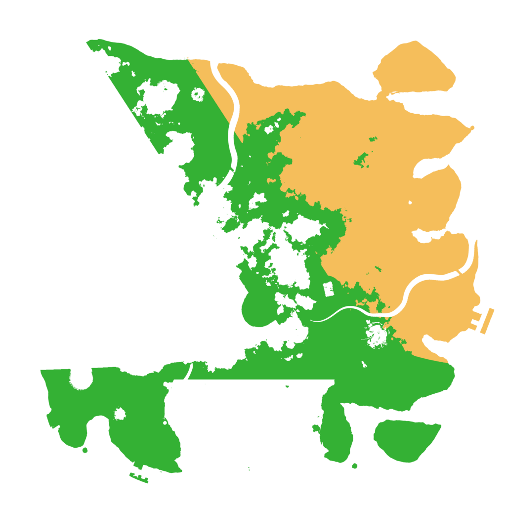 Biome Rust Map: Procedural Map, Size: 3850, Seed: 1886544528