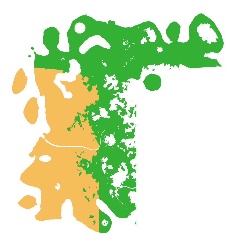 Biome Rust Map: Procedural Map, Size: 4000, Seed: 843967