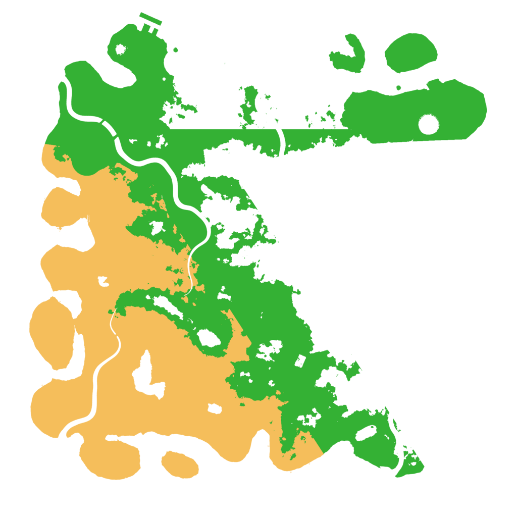 Biome Rust Map: Procedural Map, Size: 4500, Seed: 949632165