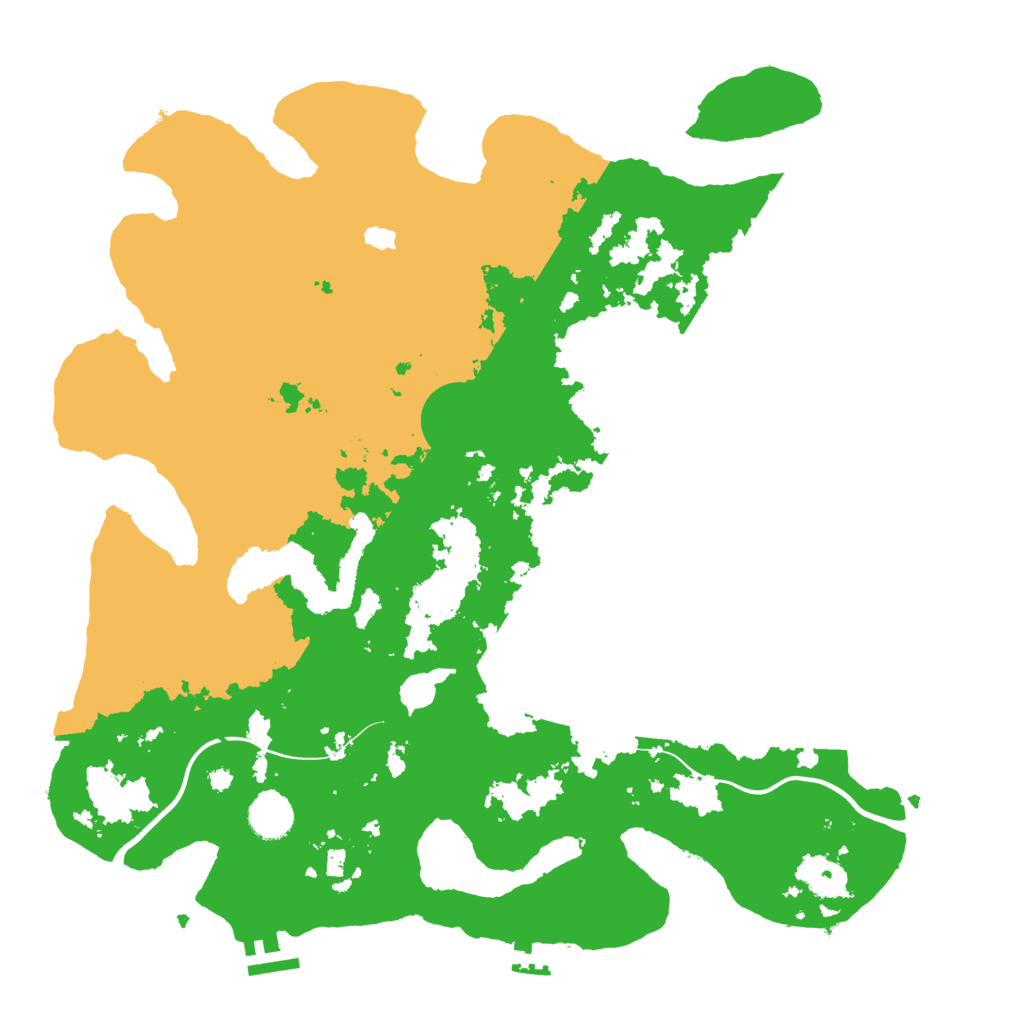 Biome Rust Map: Procedural Map, Size: 4000, Seed: 607569
