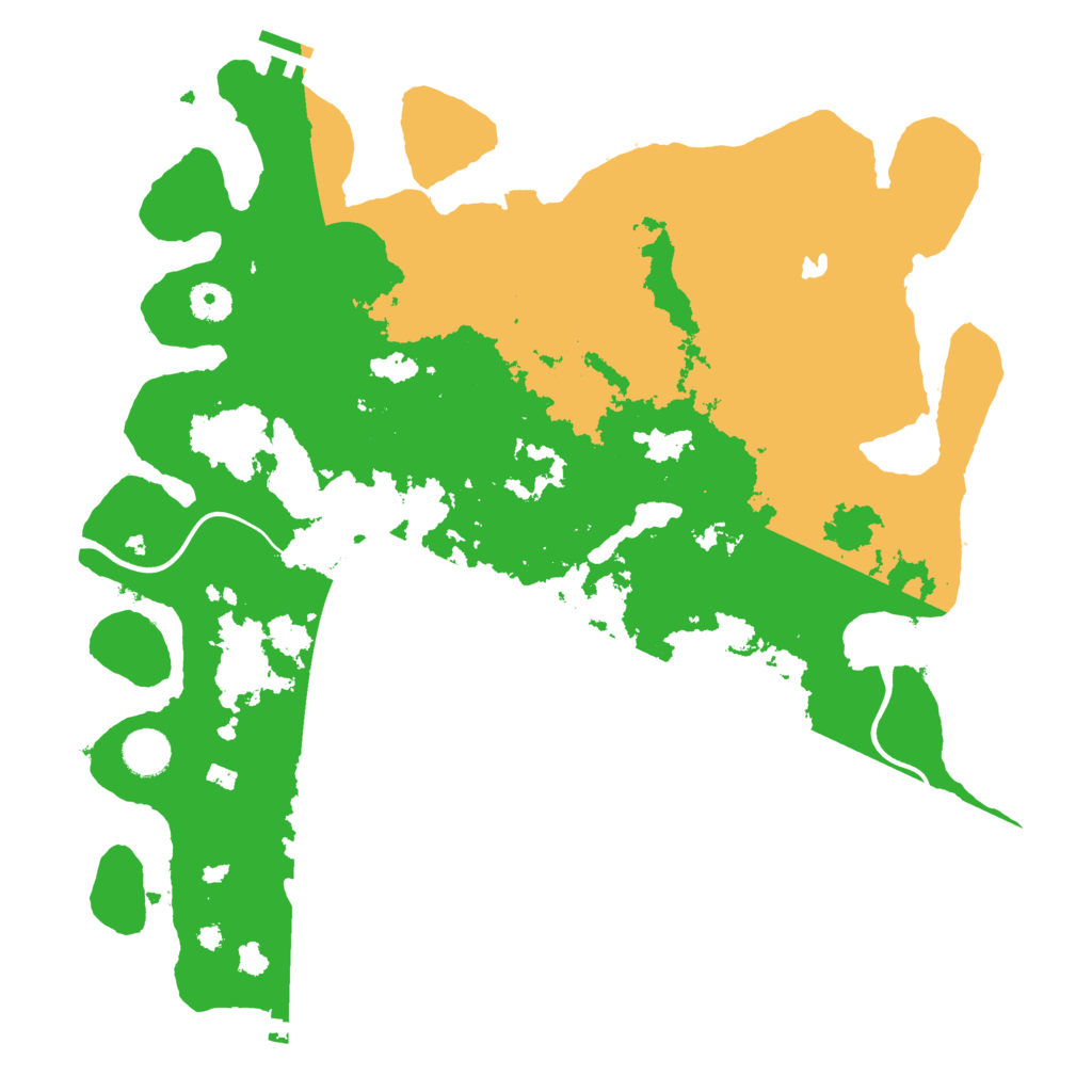 Biome Rust Map: Procedural Map, Size: 4000, Seed: 28783