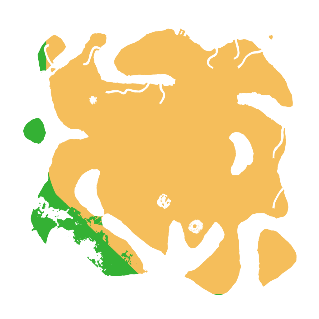 Biome Rust Map: Procedural Map, Size: 3500, Seed: 1229070570