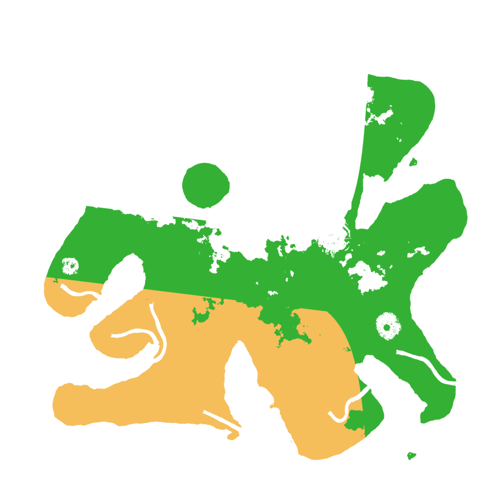 Biome Rust Map: Procedural Map, Size: 3000, Seed: 2431527