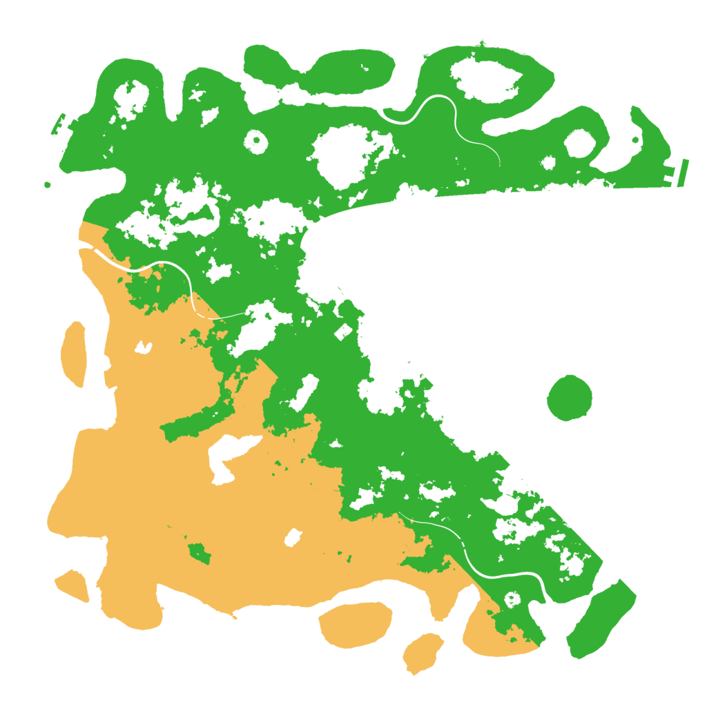 Biome Rust Map: Procedural Map, Size: 4500, Seed: 2131150160