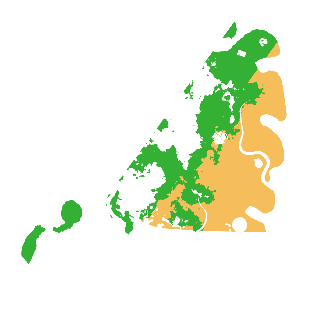 Biome Rust Map: Procedural Map, Size: 3950, Seed: 1262174981