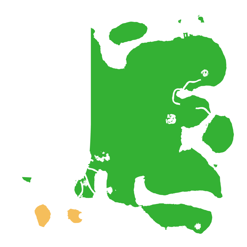 Biome Rust Map: Procedural Map, Size: 3550, Seed: 477610