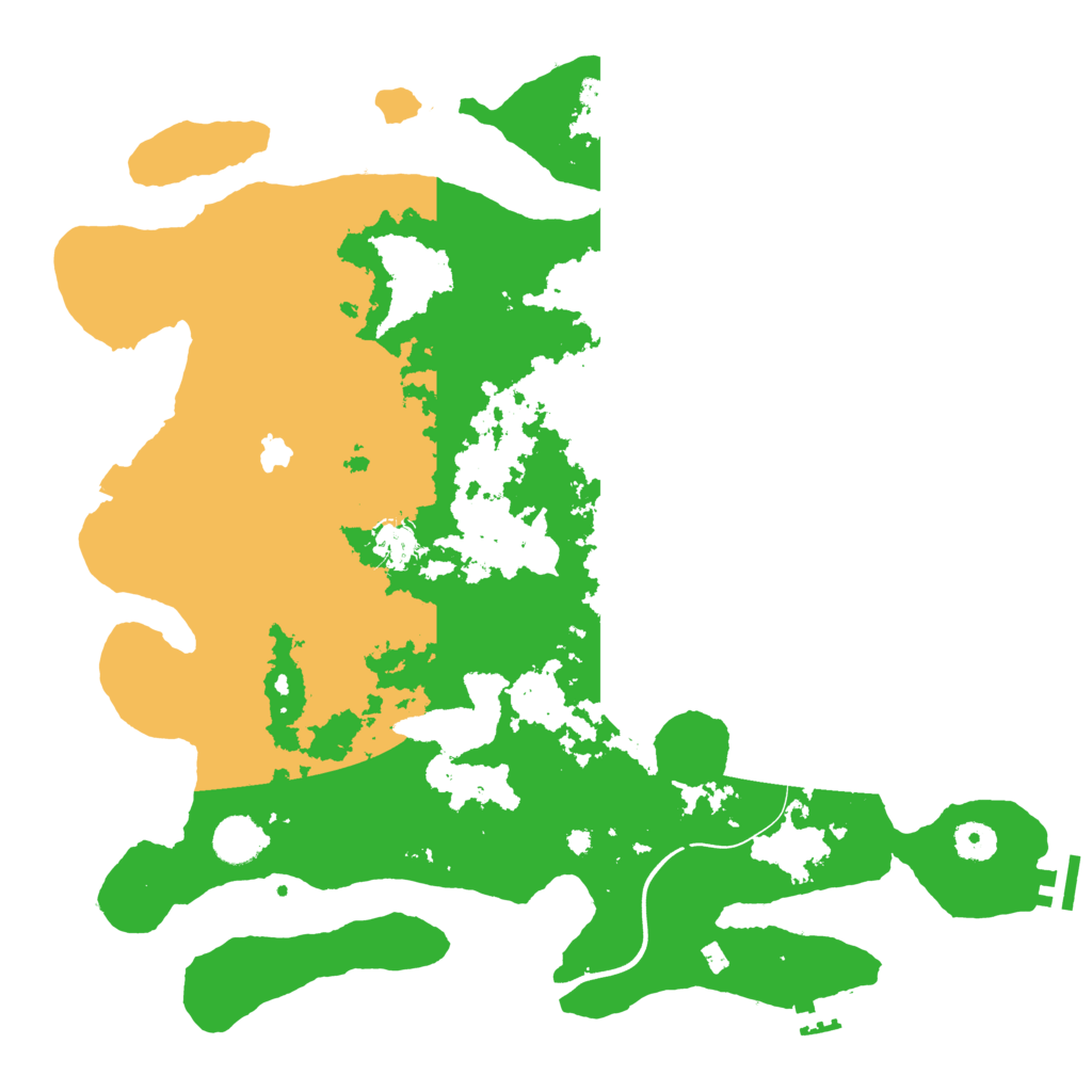 Biome Rust Map: Procedural Map, Size: 4000, Seed: 1342325