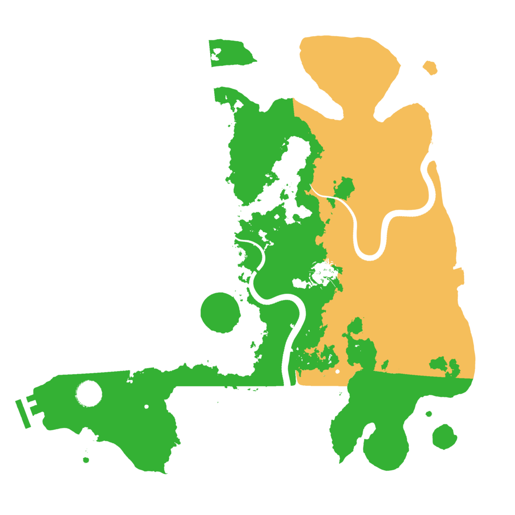 Biome Rust Map: Procedural Map, Size: 3500, Seed: 1528343744