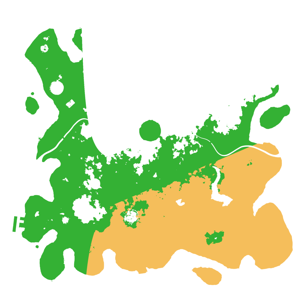 Biome Rust Map: Procedural Map, Size: 4000, Seed: 390561