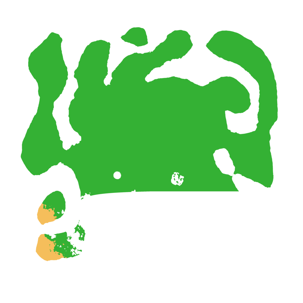 Biome Rust Map: Barren, Size: 3500, Seed: 1715260838