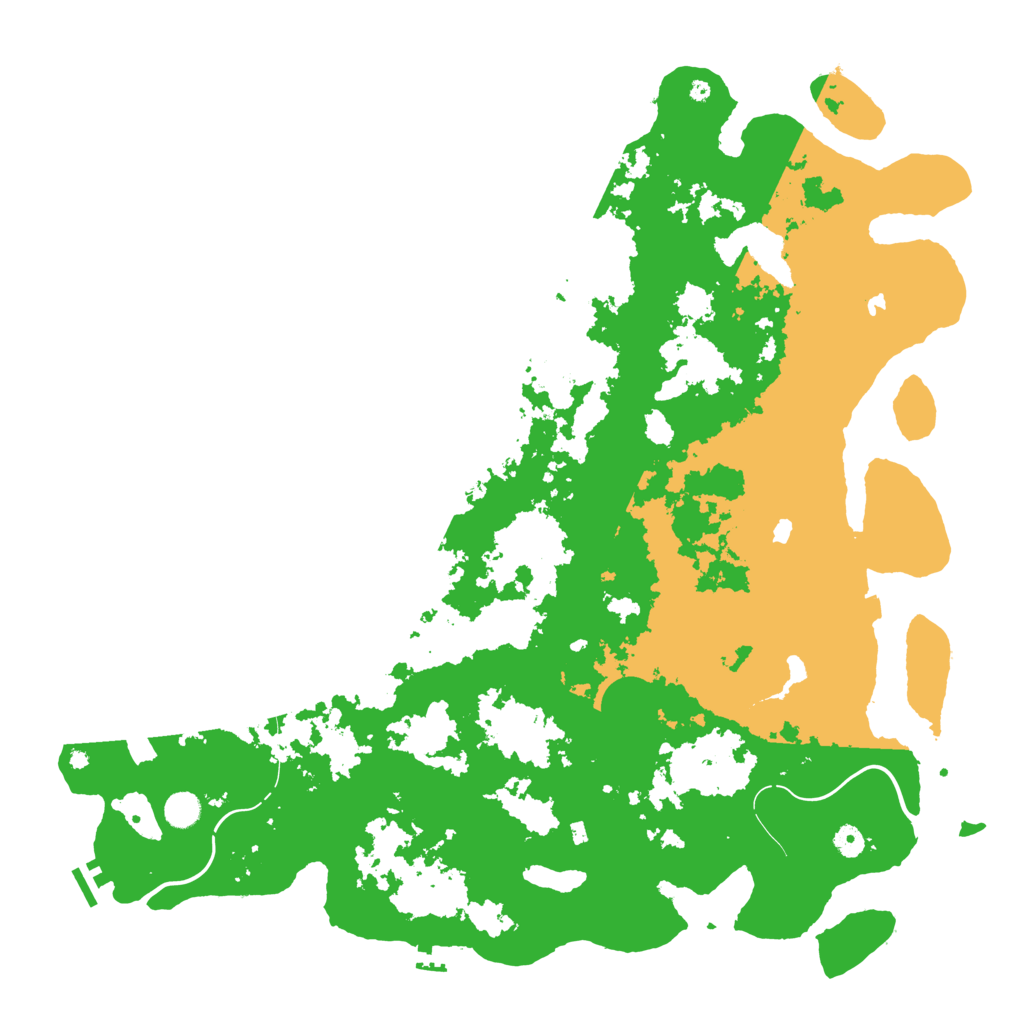 Biome Rust Map: Procedural Map, Size: 5000, Seed: 226565