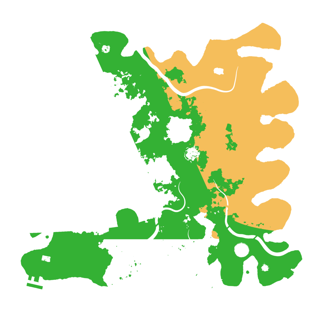 Biome Rust Map: Procedural Map, Size: 4000, Seed: 821459
