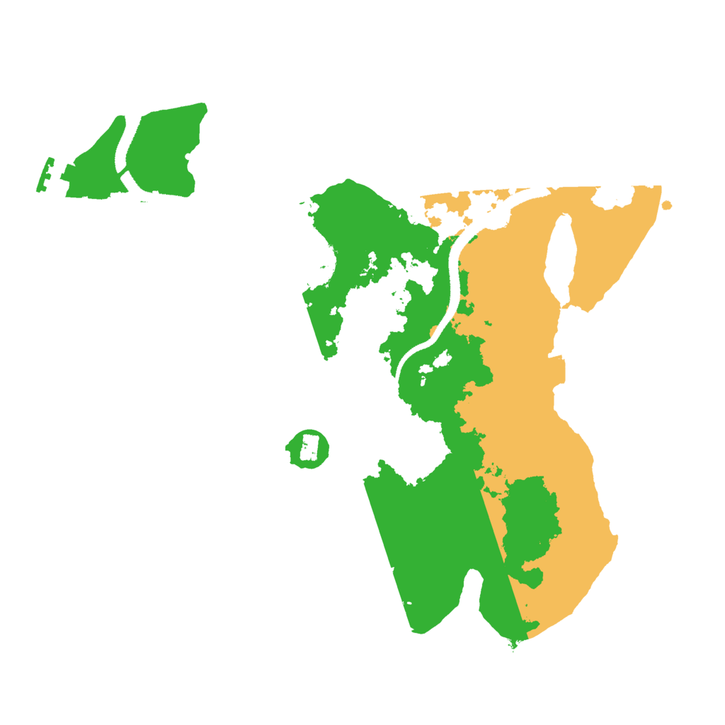 Biome Rust Map: Procedural Map, Size: 3000, Seed: 95