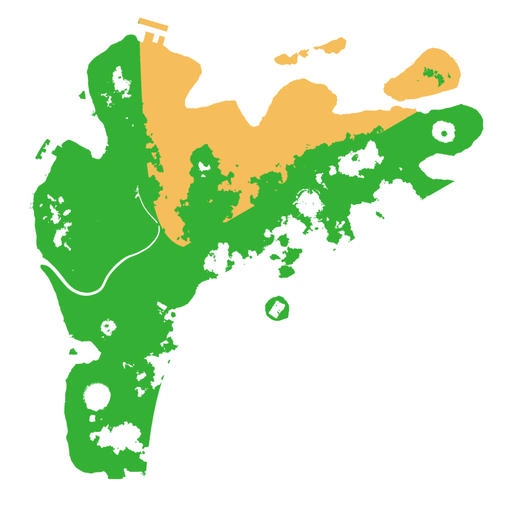 Biome Rust Map: Procedural Map, Size: 3500, Seed: 1905041483