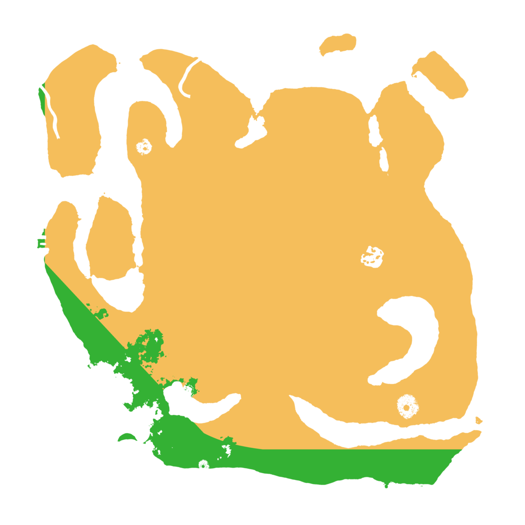 Biome Rust Map: Procedural Map, Size: 3550, Seed: 818912