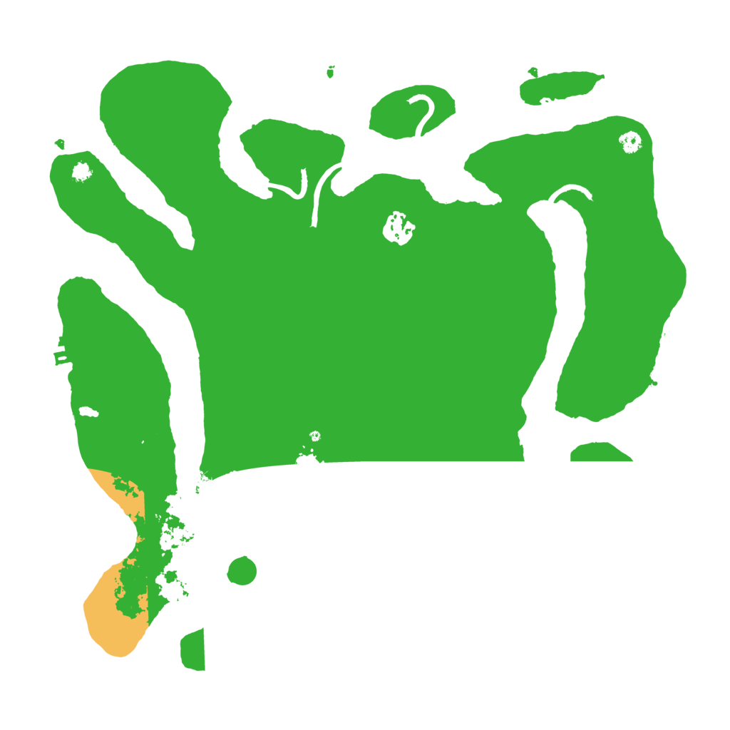 Biome Rust Map: Procedural Map, Size: 3500, Seed: 1994929056