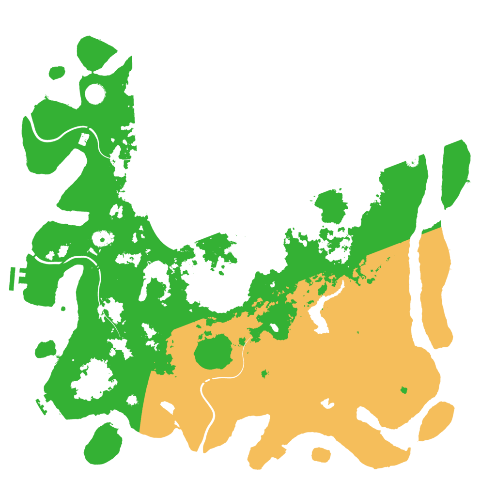 Biome Rust Map: Procedural Map, Size: 4300, Seed: 1936564