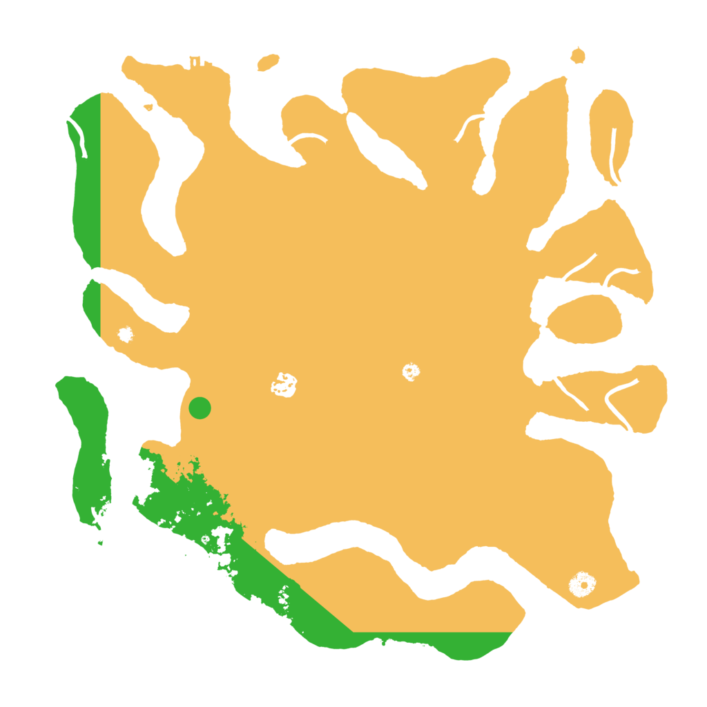 Biome Rust Map: Procedural Map, Size: 4200, Seed: 2046