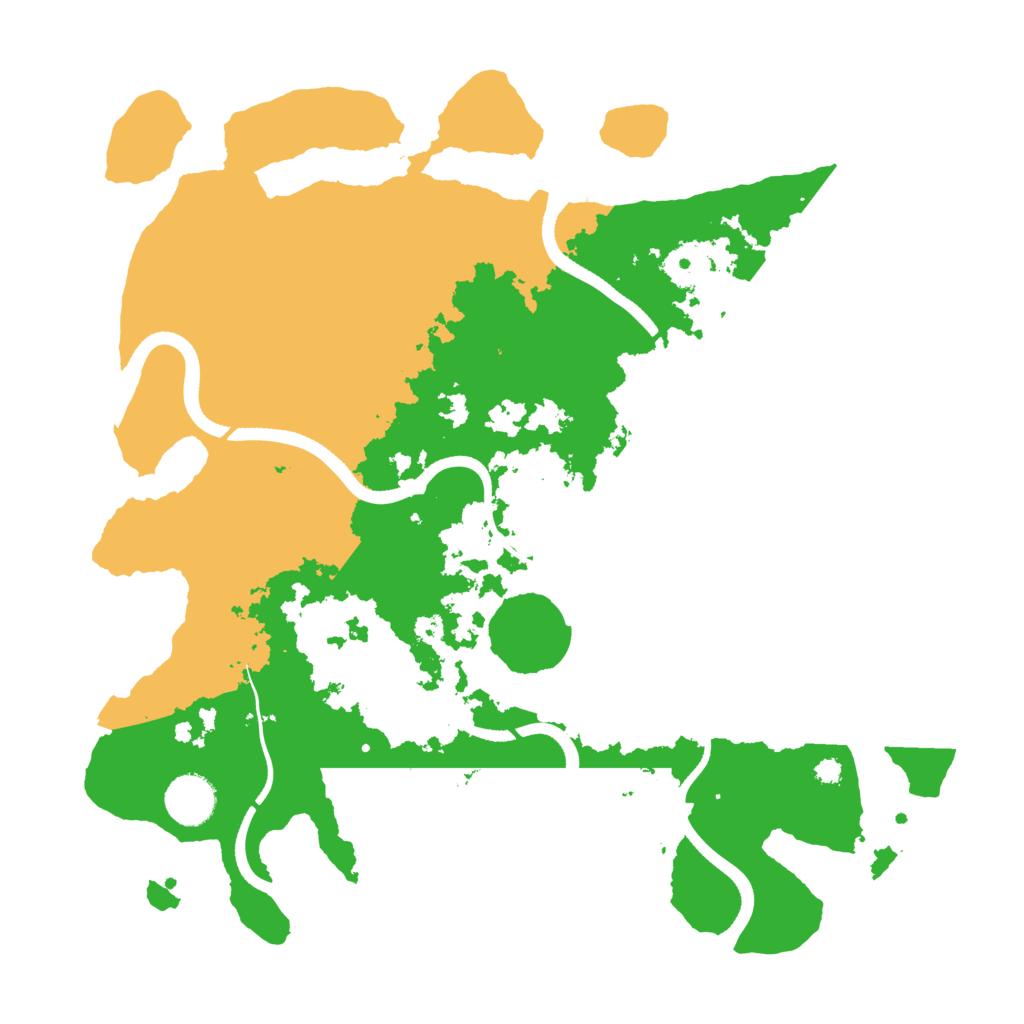 Biome Rust Map: Procedural Map, Size: 3550, Seed: 335908
