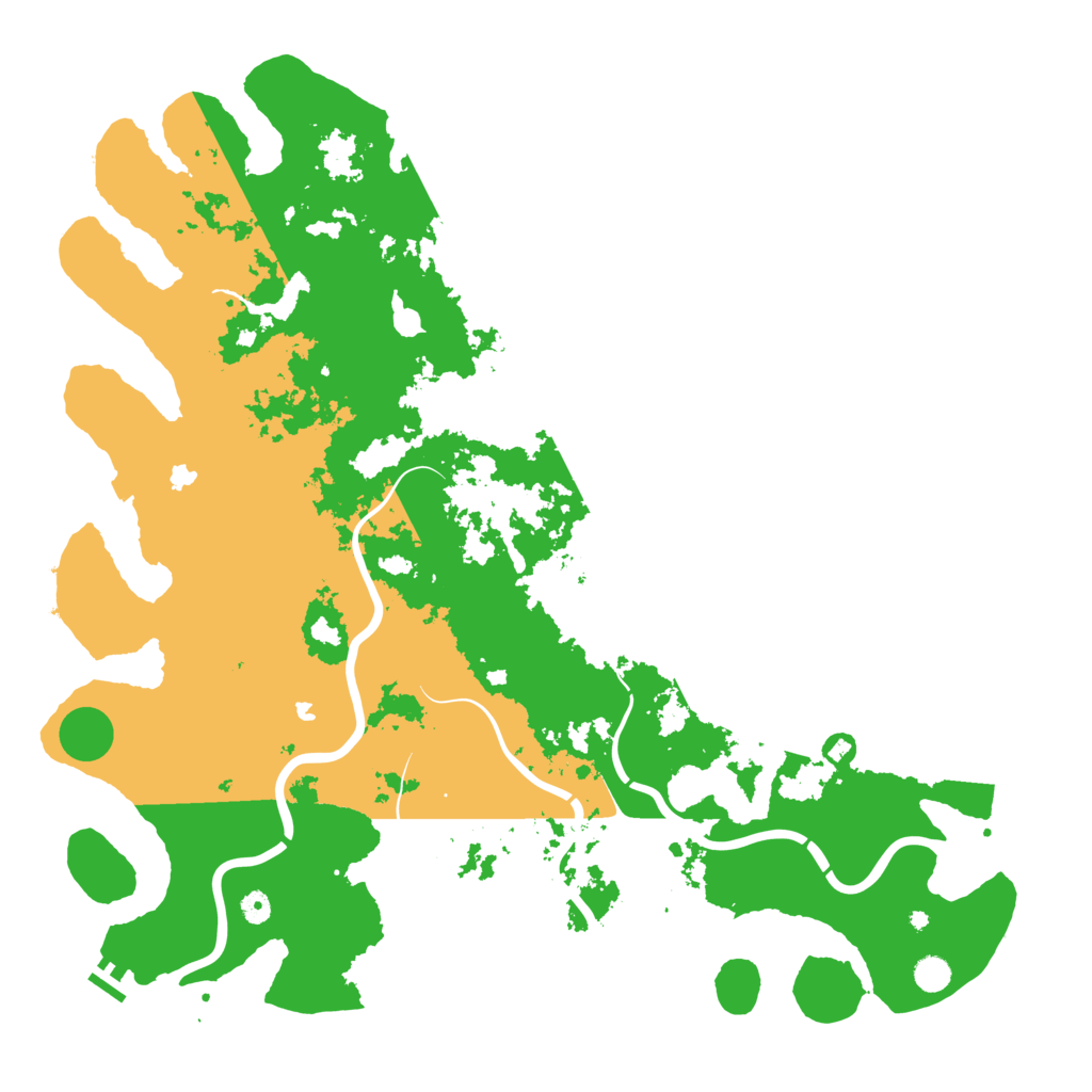Biome Rust Map: Procedural Map, Size: 5300, Seed: 1996938273