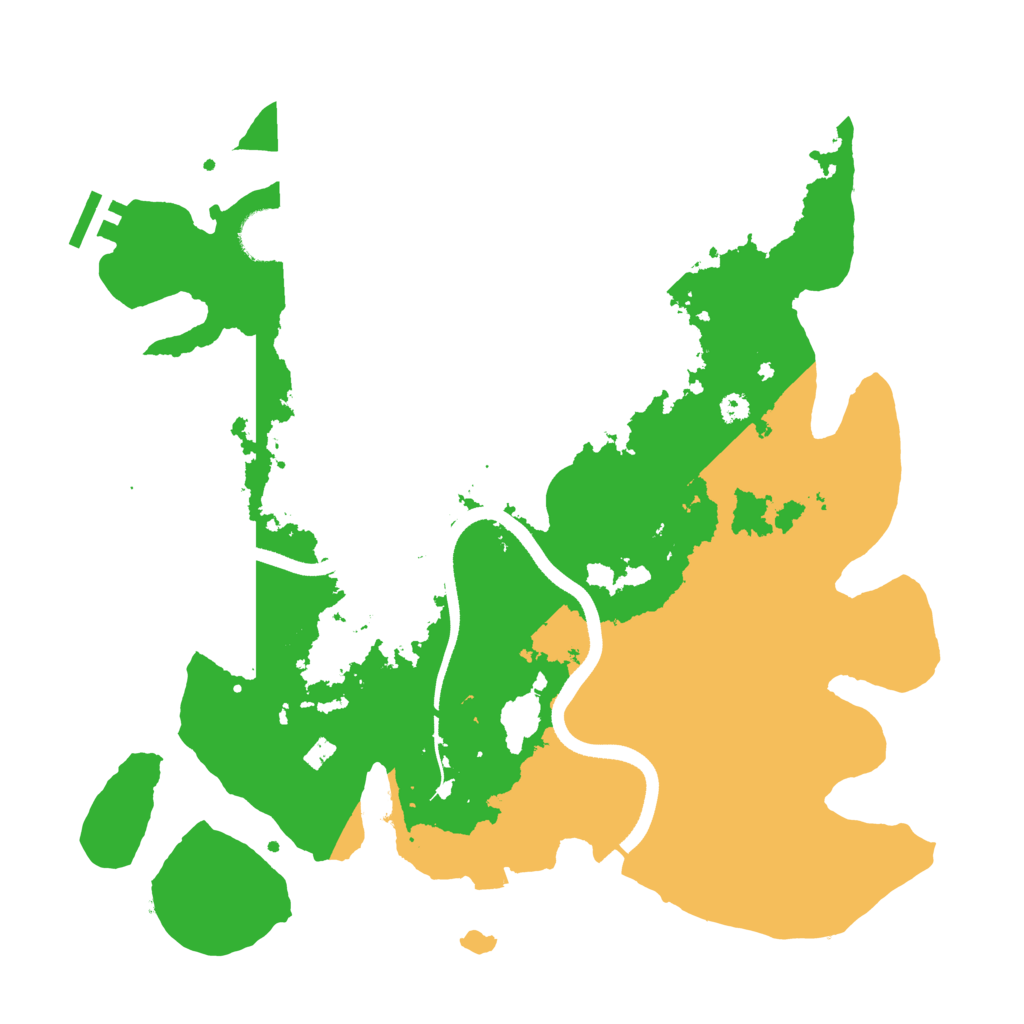 Biome Rust Map: Procedural Map, Size: 3550, Seed: 982137