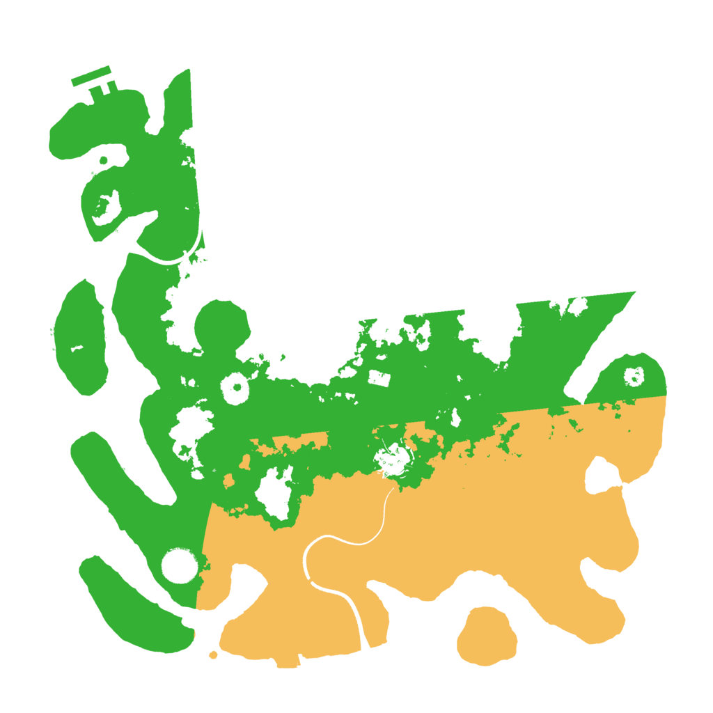 Biome Rust Map: Procedural Map, Size: 3550, Seed: 732727